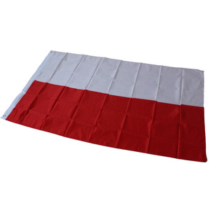 Drapeau polonais personnalisé agitant la main avec tissu en polyester avec un matériau plastique au design arc-en-ciel pour agences de voyages Logo personnalisé - Product Image 6