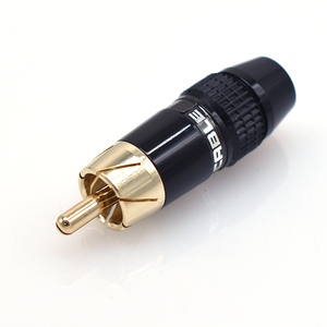 Connecteur RCA mâle <span class=keywords><strong>Monster</strong></span> plaqué or en cuivre pur, type à souder, pour audio-vidéo HiFi, <span class=keywords><strong>Lotus</strong></span> 12V 3A, 5000 cycles, pour haut-parleur - Product Image 4