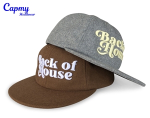 Tùy Chỉnh 6 Bảng Điều Chỉnh Cảm Thấy Len Snapback Cap Hat Len Nhà Sản Xuất Melton Pha Trộn Với Logo Người Lớn Người Đàn Ông Bóng Chày Snapback Cap Mũ Len - Product Image 5