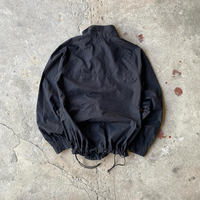 Jaket Kasual Pria Logo Kustom Grosir, Jaket Windbreaker Nylon Pakaian Olahraga, Jaket Resleting untuk Pria