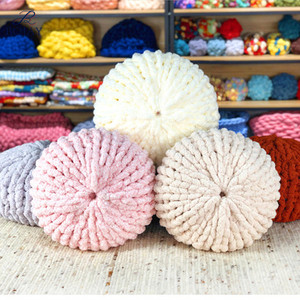 <span class=keywords><strong>Coussin</strong></span> en forme <span class=keywords><strong>de</strong></span> citrouille, oreiller <span class=keywords><strong>rond</strong></span> décoratif et en tricot épais, à la mode, Chenille, pour lit, canapé, chambre <span class=keywords><strong>de</strong></span> maison - Product Image 1