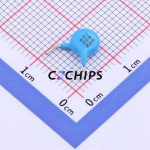 Condensateur de sécurité DCF221K22Y5PQ6ML7C9, composant traversant (THT), pas de 7,5 mm, 220 pF, 10 %, 250 V, Y2 - Product Image 2