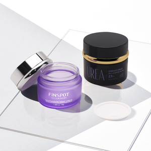 Vente en gros <span class=keywords><strong>de</strong></span> pots cosmétiques en verre <span class=keywords><strong>de</strong></span> 50 g, ronds, finition mate, contenants vides pour crème pour le visage, crème <span class=keywords><strong>de</strong></span> nuit, essence à <span class=keywords><strong>l</strong></span>'<span class=keywords><strong>urée</strong></span> avec couvercles personnalisés - Product Image 3