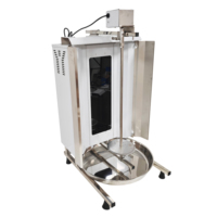 Grill électrique industriel à 3 brûleurs pour kebab et shawarma, idéal pour les restaurants - Offre spéciale