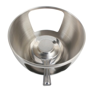 Ensemble de marmites à fondue en acier inoxydable, pour chocolat, fromage, bouillon, huile - Product Image 5