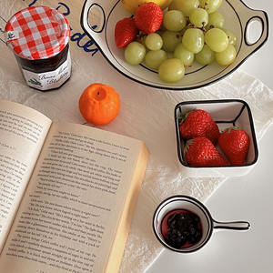 Vente directe d'usine, bols et plats <span class=keywords><strong>manga</strong></span> peints à la main au Japon, ensemble de vaisselle, bols à soupe irréguliers faits à la main - Product Image 4