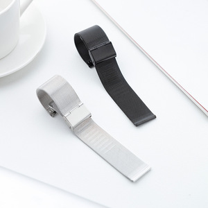 <span class=keywords><strong>Bracelet</strong></span> de montre en maille milanaise en acier inoxydable de qualité supérieure, à libération rapide, <span class=keywords><strong>bracelet</strong></span> en métal universel de remplacement pour montres intelligentes - Product Image 3