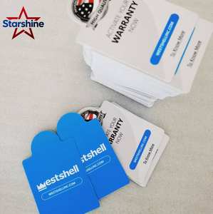 Tarjetas de Garantía Personalizadas Irregulares, Etiquetas Colgantes Perforadas, Certificados de Calificación, Cartón Plegable de Forma Especial Creativa - Product Image 2