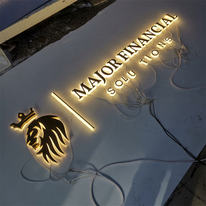 Señalización 3D, letreros de oficina interiores comerciales personalizados, letras iluminadas en 3D, logotipo Led retroiluminado, letrero comercial - Product Image 2