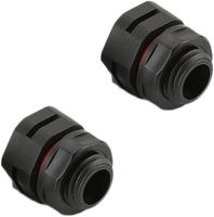 Bouchon de ventilation étanche |   Joint d'étanchéité respirant en nylon IP68 à double port pour contrôle de l'humidité des applications électriques extérieures