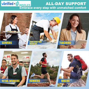 Semelles orthopédiques EVA avec support de voûte <span class=keywords><strong>plantaire</strong></span> en nylon en forme de U pour fasciite <span class=keywords><strong>plantaire</strong></span>, absorption des chocs, pieds plats, semelles orthopédiques - Product Image 2