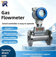 Medidor de Flujo de Turbina de Gas Inteligente DN100 con Compensación de Temperatura y Presión, Precisión RS485 Modbus 4-20mA