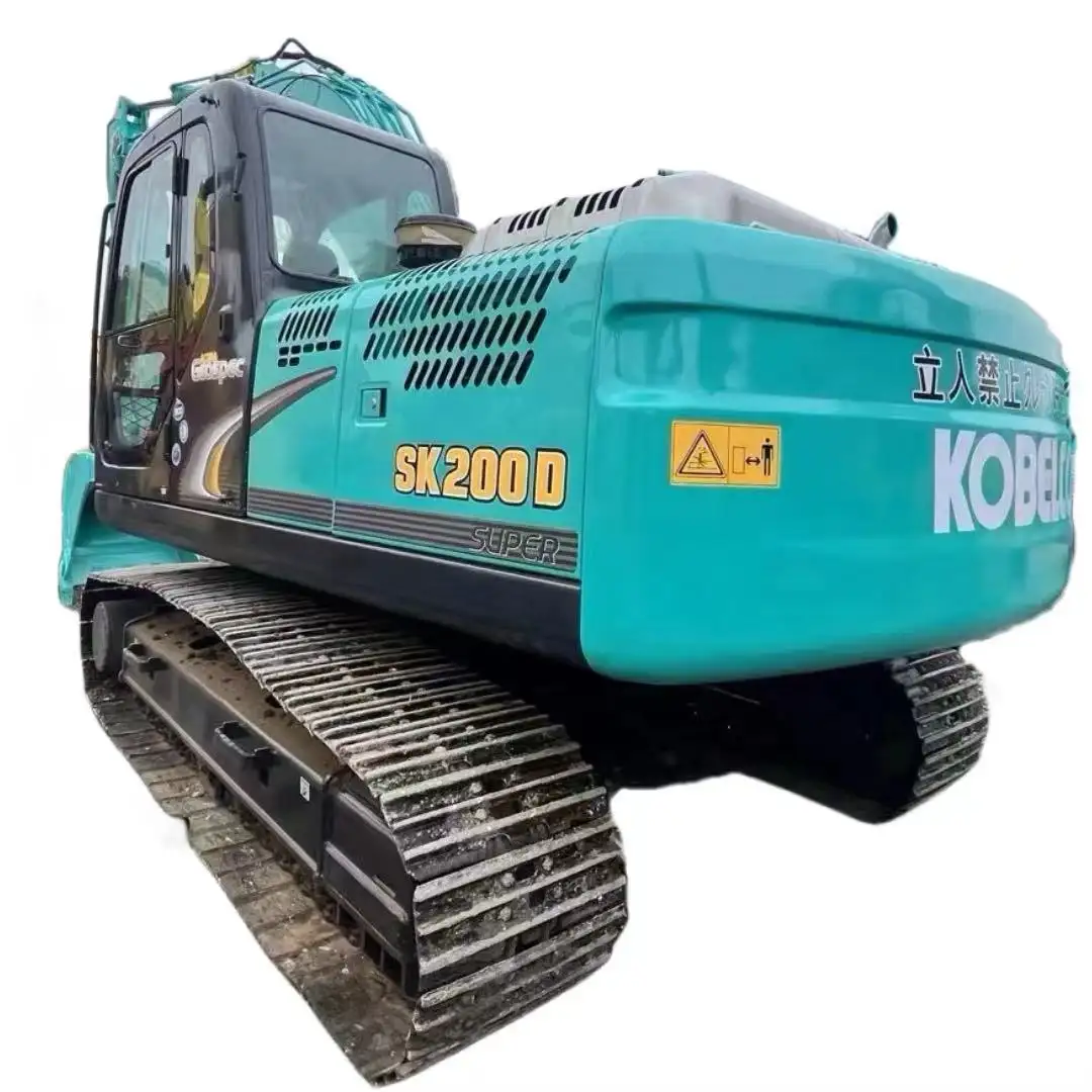 중고 크롤러 굴삭기 Kobelco SK 200 D 20 톤 신뢰할 수있는 일본 브랜드 큰 가치