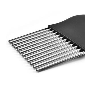 キッチンアクセサリー果物 & 野菜ツールステンレス钢手動ポテトカッター野菜チョッパー - Product Image 5