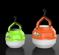 Lampu Camping Tenaga Surya 2026 dengan Gantungan 2-in-1 LED Lampu Tenda + Senter Baterai Lithium USB Dapat Diisi Ulang IP65