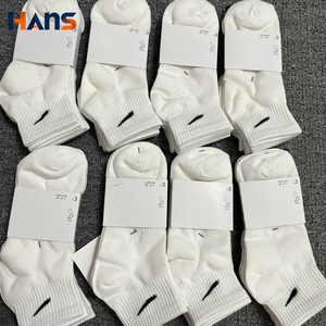 Hans White Ankle <b>Socks</b> 3 Pairs EUR 36-42 UK 5-8 Breathable Lightweight Sports <b>Socks</b> for <b>Running</b> Training - Product Image 6