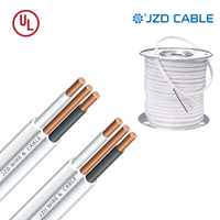 Câble électrique de construction JZD Nmd90 14/2 14/3 12/2 12/3 10/2 10/3, fil Nmd90, câble Nmd, fil de calibre 12 Nm-b
