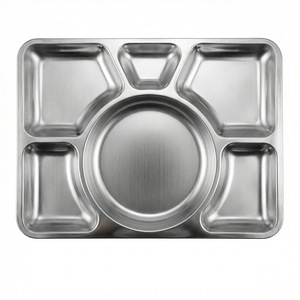 Bandeja Dividida de Acero Inoxidable SF56 713, Apta para Lavavajillas, Enjuague Rápido, Resistente al Aceite, Bandeja para Almacenamiento de Alimentos - Product Image 6