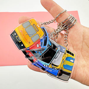 LLavero de plástico personalizado, cree su propio diseño, llavero acrílico, venta al por mayor, llaveros acrílicos impresos personalizados con dibujos animados epoxi personalizados - Product Image 5