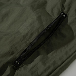 Vestes coupe-vent d'extérieur à logo personnalisé Veste coupe-vent de sport à fermeture éclair pour hommes - Product Image 4