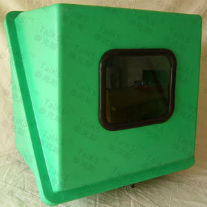 Caja de Protección y Aislamiento para Instrumentos de Fibra de Vidrio con Ventana de Visualización, Caja para Electrónica e Instrumentos - Product Image 1