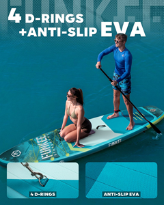 Portable pliable PVC adulte gonflable Stand-Up Paddleboard <span class=keywords><strong>tout</strong></span> autour SUP pour course d'eau pagaie accessoire <span class=keywords><strong>tout</strong></span> <span class=keywords><strong>compris</strong></span> - Product Image 2