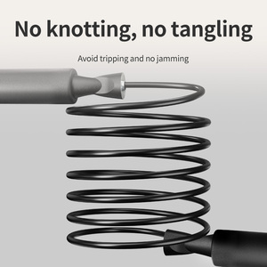 Fitness Racing Fat Burning Long <span class=keywords><strong>Corde</strong></span> Version Roulement en acier fin et <span class=keywords><strong>corde</strong></span> à <span class=keywords><strong>sauter</strong></span> à double usage en mousse Pp Eva Tpr - Product Image 2