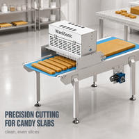 Wanli Group Trancheuse à pain ultrasonique automatique à haut rendement pour la transformation des aliments aux bonbons et au nougat
