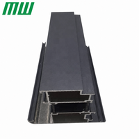 Profilés en aluminium robustes pour portes et fenêtres coulissantes, cadre d'extrusion, profil architectural thermolaqué avec service de découpe