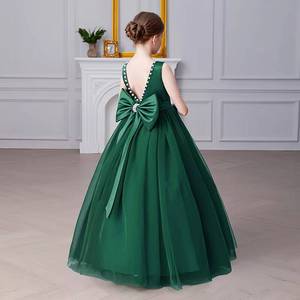 HP Luxury Princess <b>Dress</b> Kids Tulle Tutu Flower Girl Gown Children Piano Performance Clothing High-End Stage Event <b>Party</b> Wear - Product Image 4