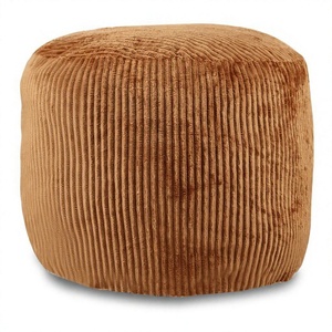 <span class=keywords><strong>Pouf</strong></span> en velours côtelé 20x16, ottoman décoratif, repose-pieds, lavable, avec rangement, antidérapant, pour salon et chambre - Product Image 1
