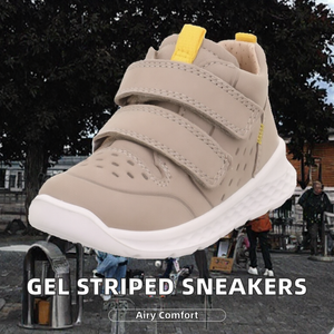 Chaussures de marche respirantes pour enfants, baskets à double velcro, bout rond, chaussures décontractées pour l'école - Product Image 2