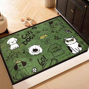 Cute Cartoon <b>Door</b> Mat Rectangle Stain Resistant Indoor Entrance Mat for Homes Blended Material <b>Spring</b> 2026 - Product Image 1