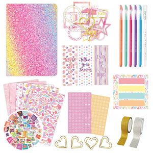 Nuovo Set Diario Fai-da-Te con Decorazioni Dorate per Ragazze Oltre i 4 Anni, Album di Ritagli, Regalo per Bambini, Agenda Transfrontaliera - Product Image 2