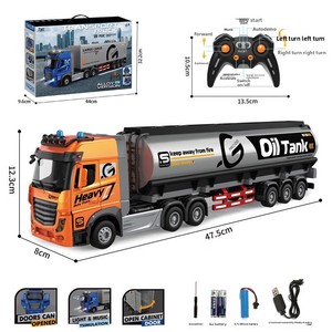 Nuevo Camión de Juguete de Control Remoto de 9 Canales, Escala 1:24, de Aleación, 2.4G - Product Image 3