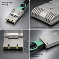 Câble d'extension PCIe pour GPU TC X8 avec conducteur en cuivre pur, longueur 3 m, transfert pleine vitesse pour serveur IA