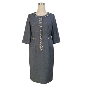 Nouvelle Arrivée Robe Formelle Grande Taille de Bureau Turque de Haute Qualité pour Femme, Tenue d'Église Droite ODM - Product Image 4