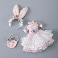 Nouvelle tenue de 30 cm pour poupée Ob24, vêtements en peluche doux pour poupée, décoration mignonne et adorable, vente en gros