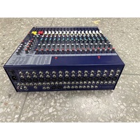Console de mixage professionnelle RIY FX16II 16 canaux avec alimentation fantôme +48V, construction en aluminium, 4 sorties stéréo