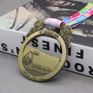 Medalla Deportiva de Metal 3D Personalizada de Fábrica para Maratón y Carreras - Product Image 6