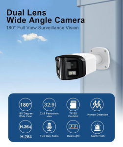 كاميرا تويا الذكية بعدسة مزدوجة 4 ميجابكسل بزاوية 180 درجة °   كاميرا واي فاي بانورامية مع رؤية ليلية ملونة وكشف الحركة البشرية، تدعم التسجيل على مدار الساعة - Product Image 2