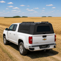 Capot de camionnette en aluminium pour aventures en plein air, personnalisable, robuste, verrouillable, pour benne de pick-up