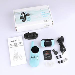 Collier de dressage pour chien 915 avec télécommande, suppression des aboiements, son, vibration et choc pour chiens - Product Image 5