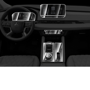 <span class=keywords><strong>Film</strong></span> autocollant transparent pour écran de tableau de bord de voiture, GPS, panneau de vitesses, anti-rayures pour Mitsubishi Outlander 2021 2022 2023, intérieur automobile - Product Image 2
