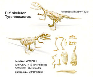 Birden stilleri dinozor kazmak kitleri PP plastik hayvan kafatası DIY dinozor iskelet montaj oyuncaklar - Product Image 4