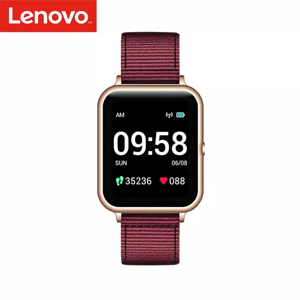 Original Lenovo S2 smartwatch 1.69 inch IPS Full Screen IP67 Waterproof temperature Heart Rate Answer Call Smart Watch Lenovo S2