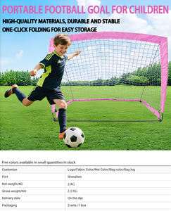 ตาข่ายโพลีเอสเตอร์กันน้ำและกันความชื้น6.12ฟุตประตูฟุตบอลที่ต้องการเป้าหมายฟุตบอลแบบพกพา - Product Image 2