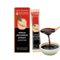 Compléments alimentaires Extrait de ginseng rouge 3000mg Supplément énergétique liquide oral sans sucre et booster d'endurance pour adultes