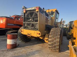 Niveleuse Caterpillar 16H d'occasion à bas prix, jaune, robuste, garantie 6 mois, modèle original pour l'entretien des routes minières - Product Image 3
