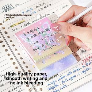 Notas Adhesivas <span class=keywords><strong>de</strong></span> Mariposa <span class=keywords><strong>de</strong></span> Diseño Atractivo, Autoadhesivas, para Oficina, Gruesas, Reutilizables, para Notas <span class=keywords><strong>de</strong></span> Estudiantes - Product Image 3